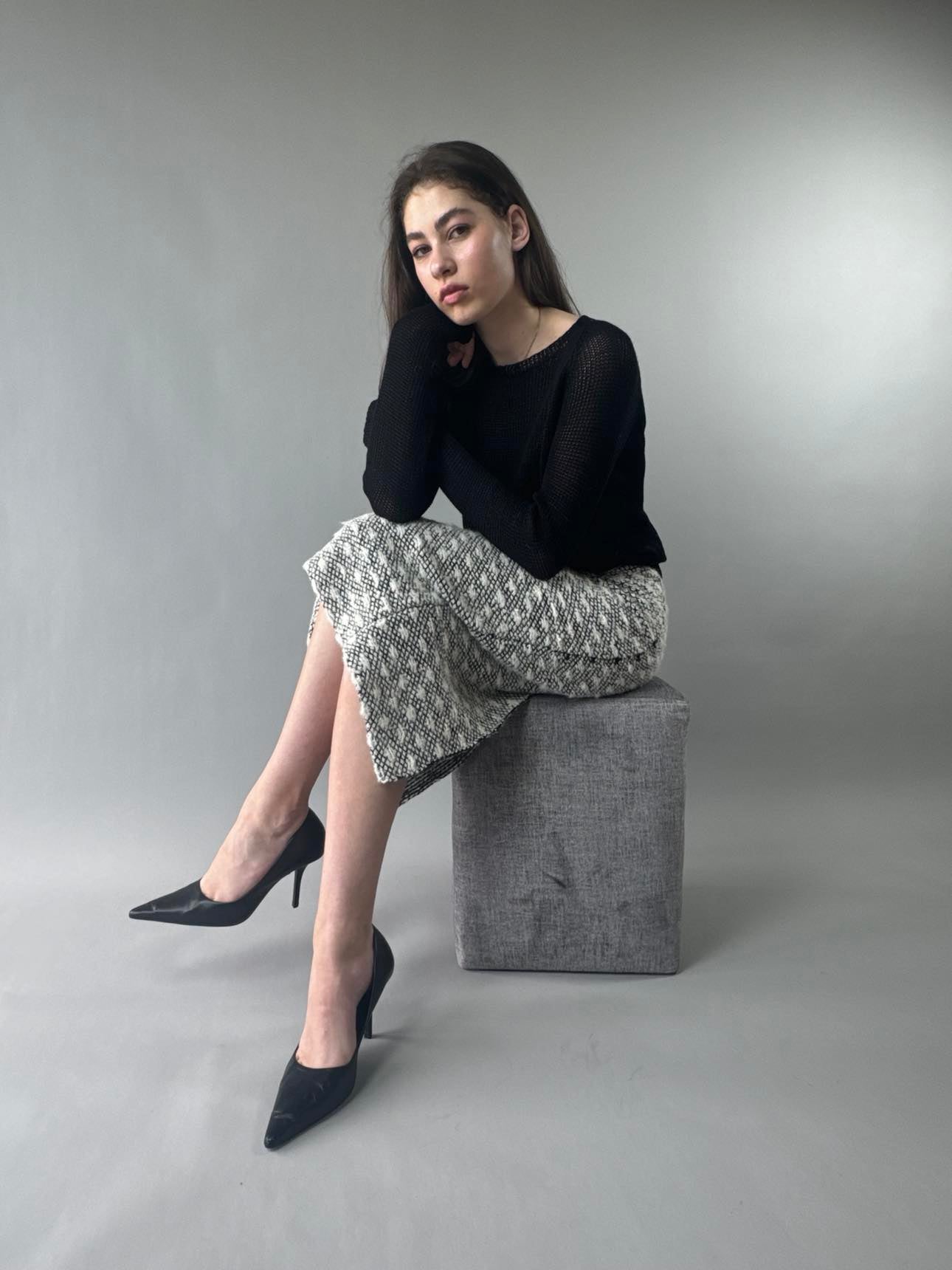 Polka dot midi Skirt