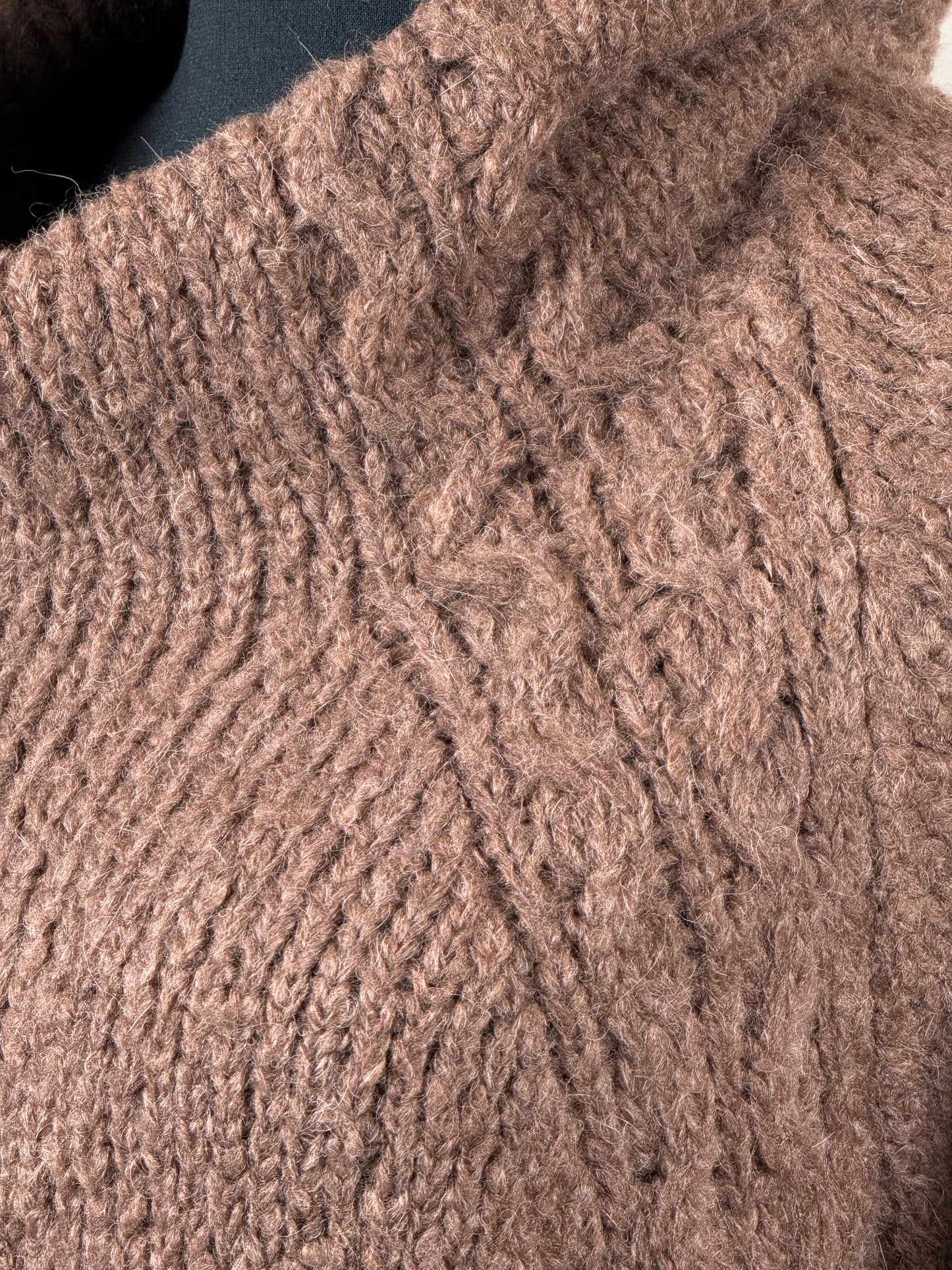 Ethnic long dress with macrame belt