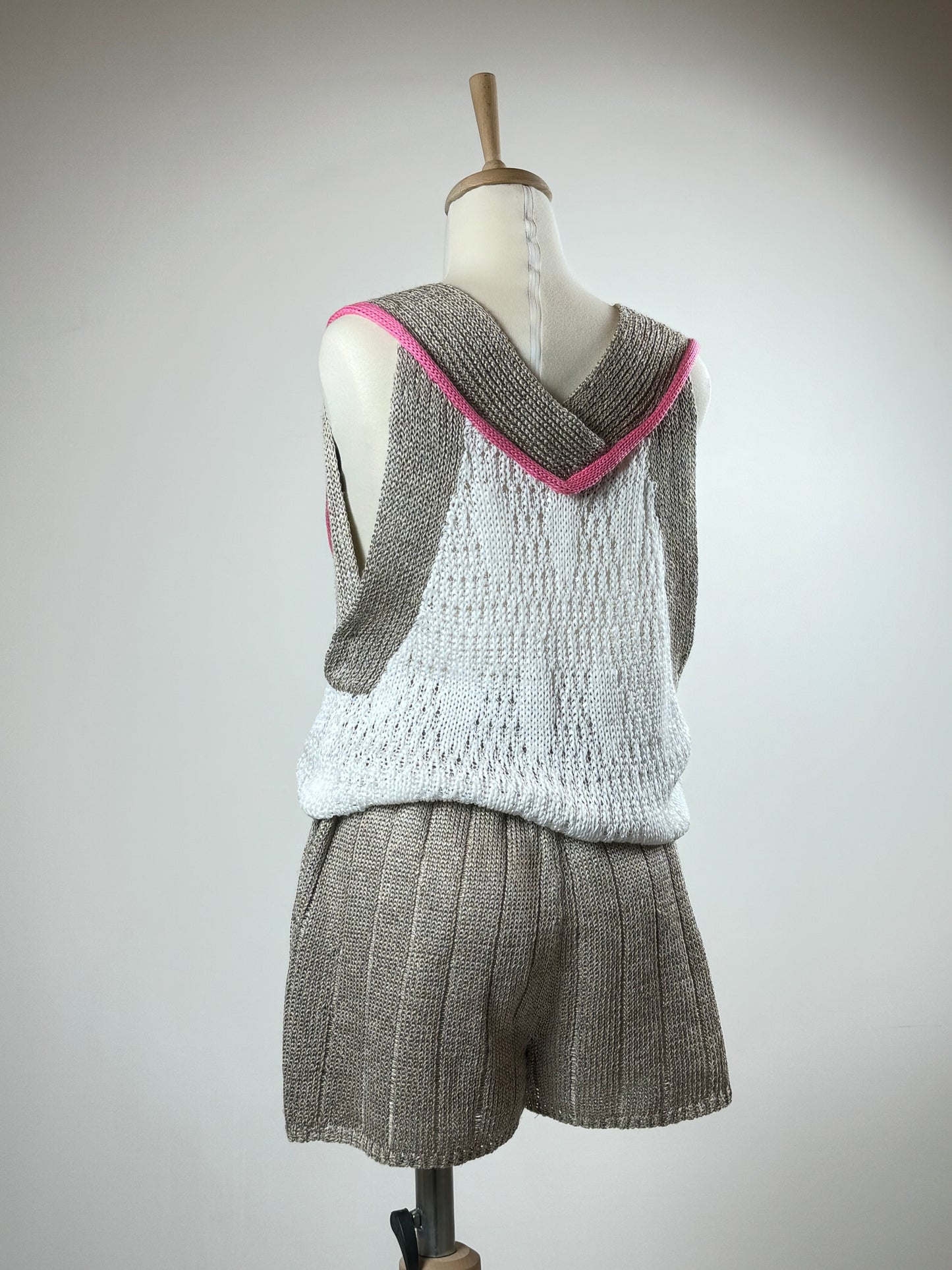 Summer knitted vest