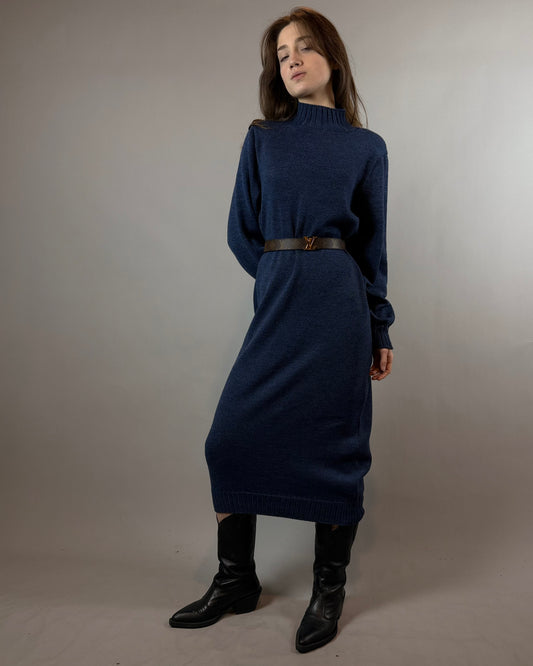 სადა მერინოსის კაბა/ Simple merino dress