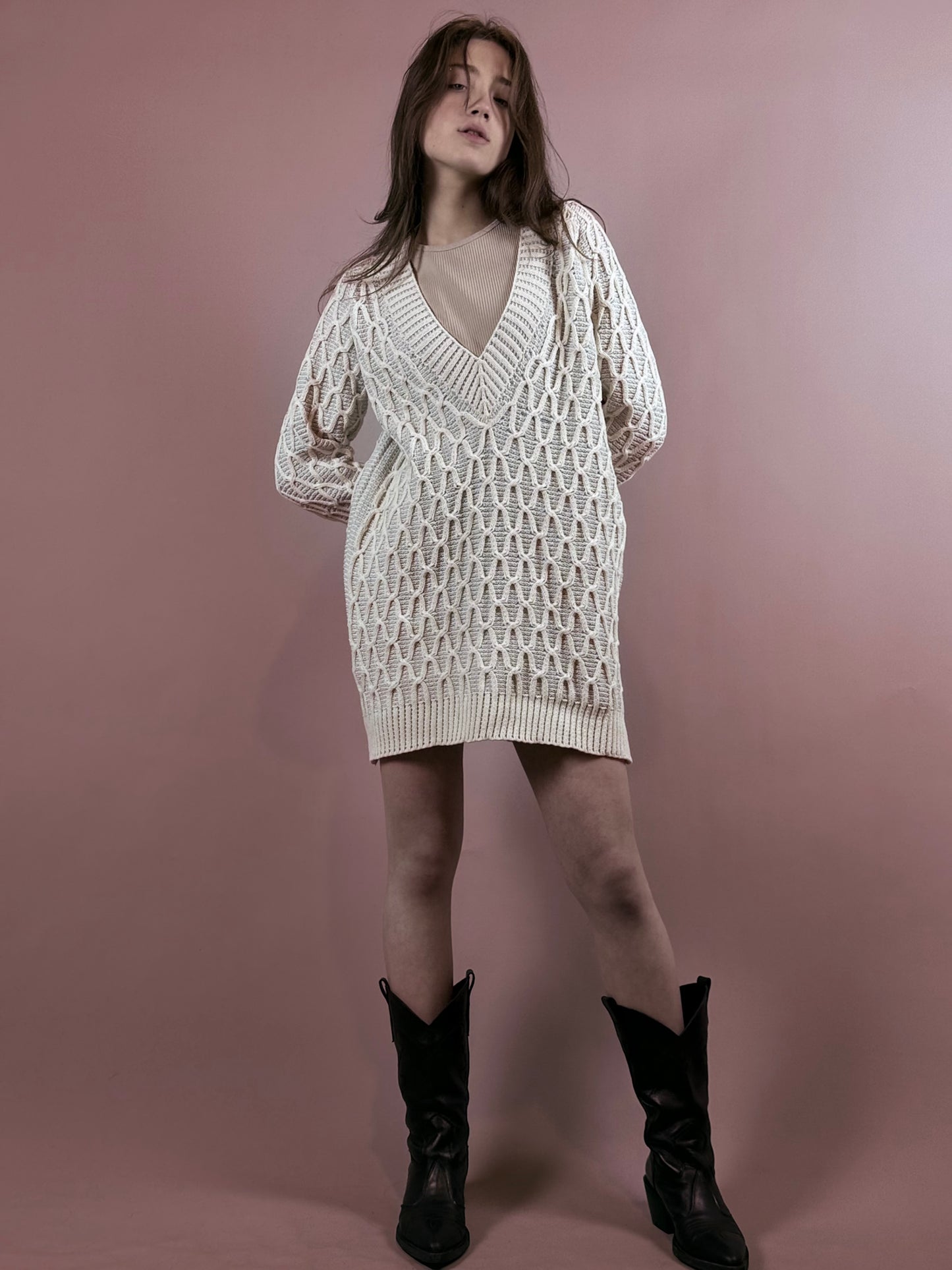 ჯემპრი/კაბა "გაზაფხული"/ dress pullover "spring"